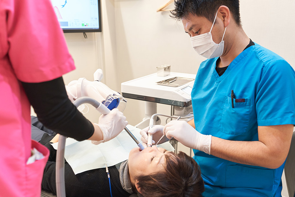 安心して治療を受けられる