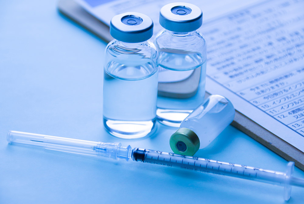 麻酔液を体温に近づける